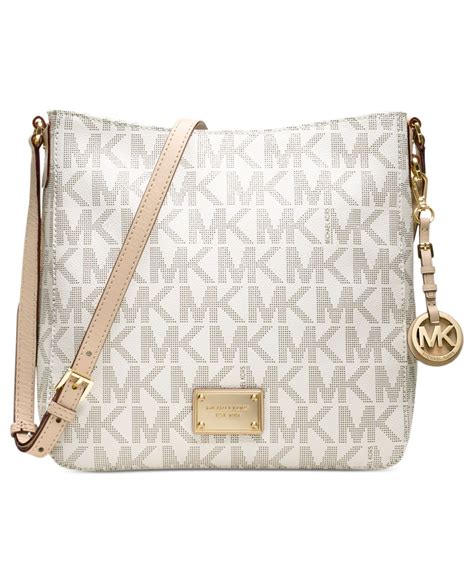 michael kors jet set travel bright white|mk jet set travel crossbody.